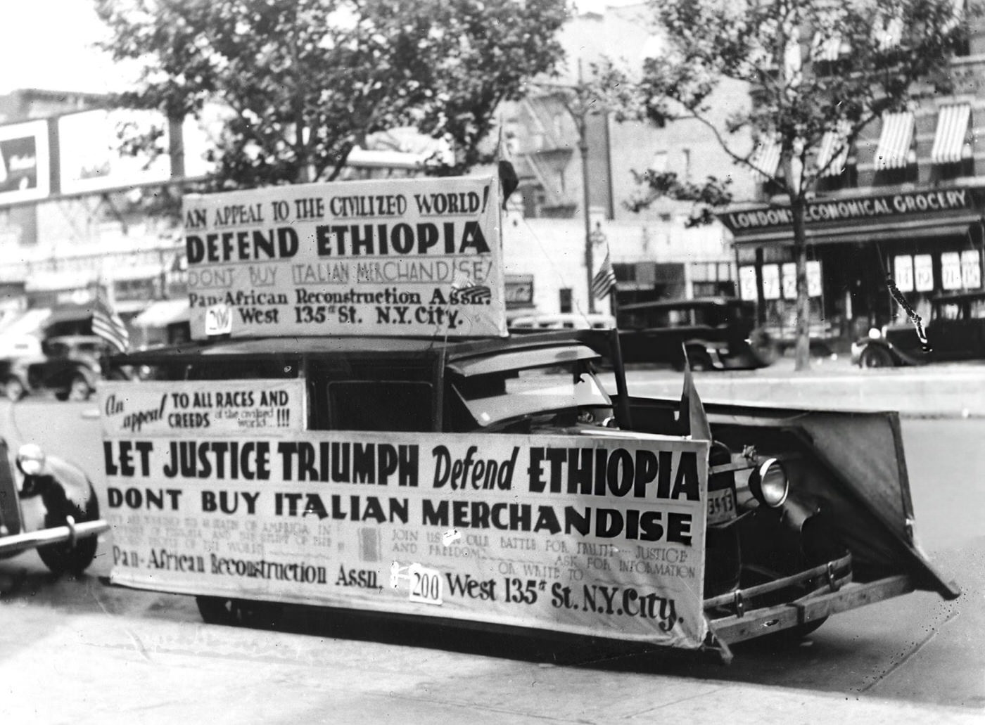 Harlem Rallies For Ethiopian Defense.