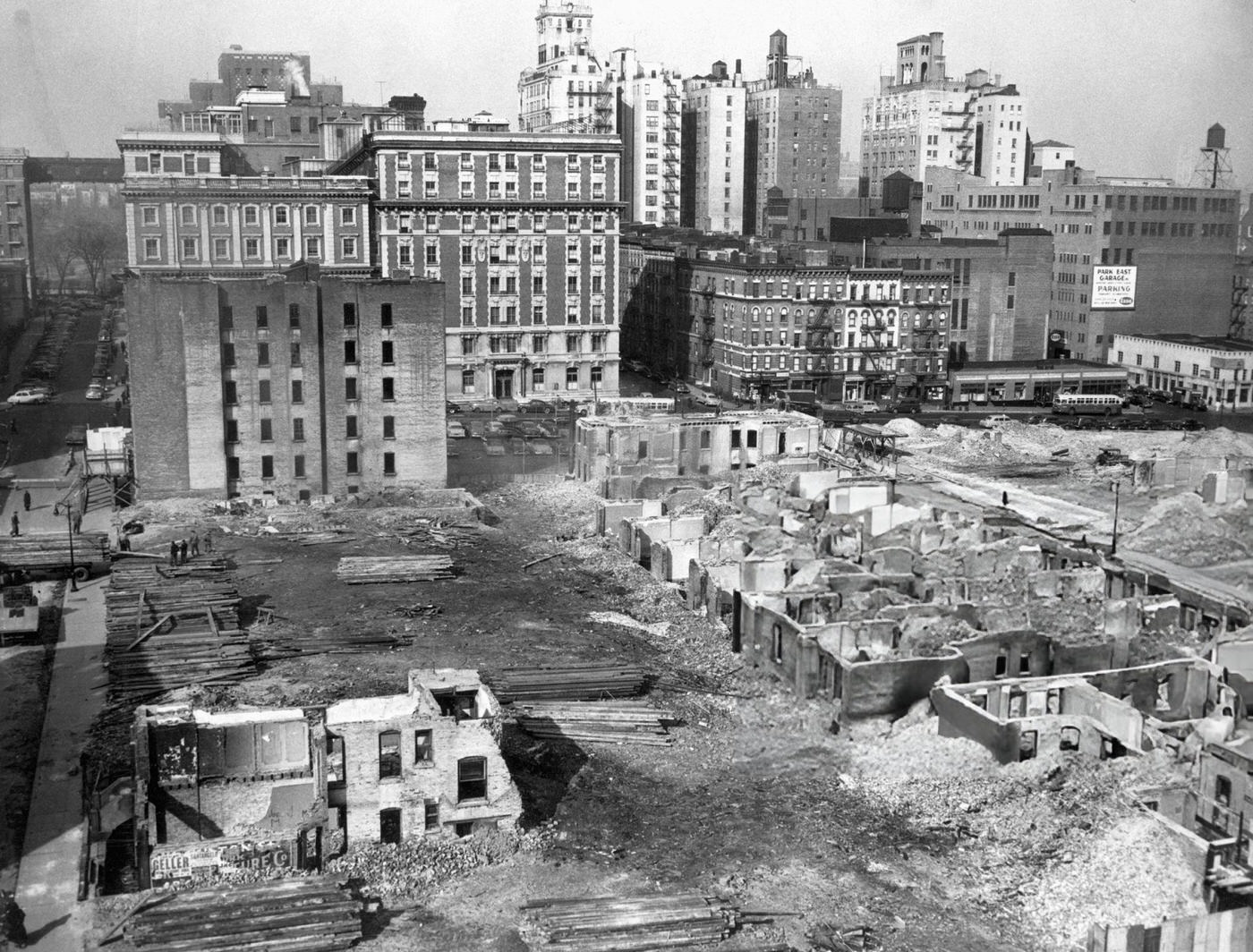 Urban Renewal In Harlem, 1930S.