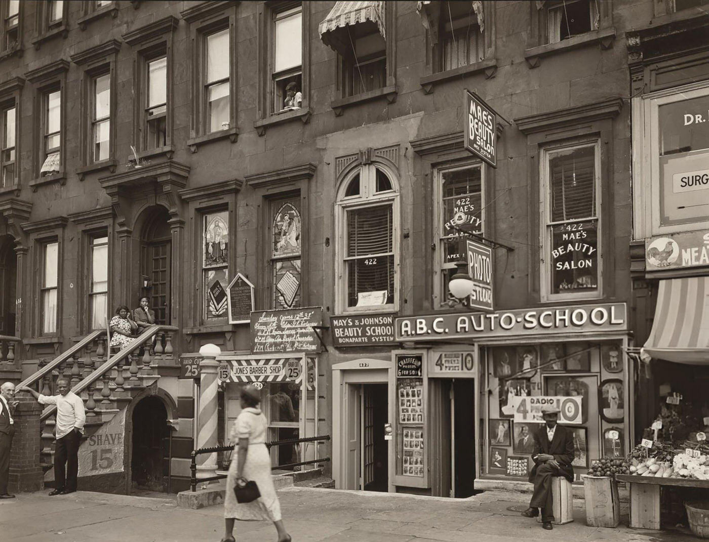 422-424 Lenox Avenue, Harlem, 1938.
