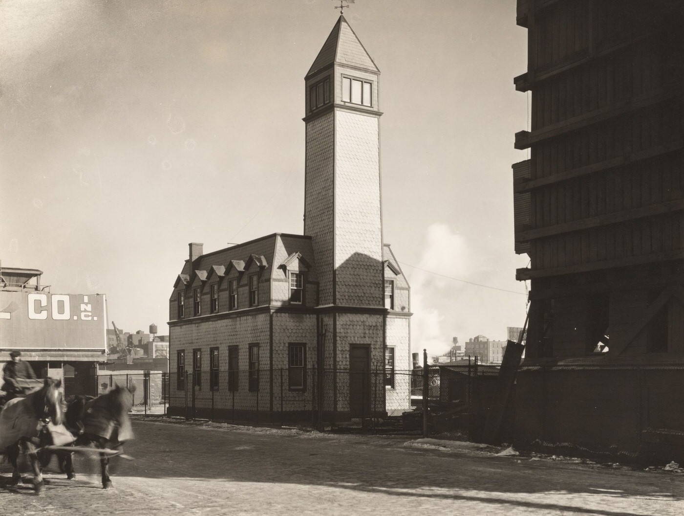 Firehouse, Park Avenue And East 135Th Street, 1935.