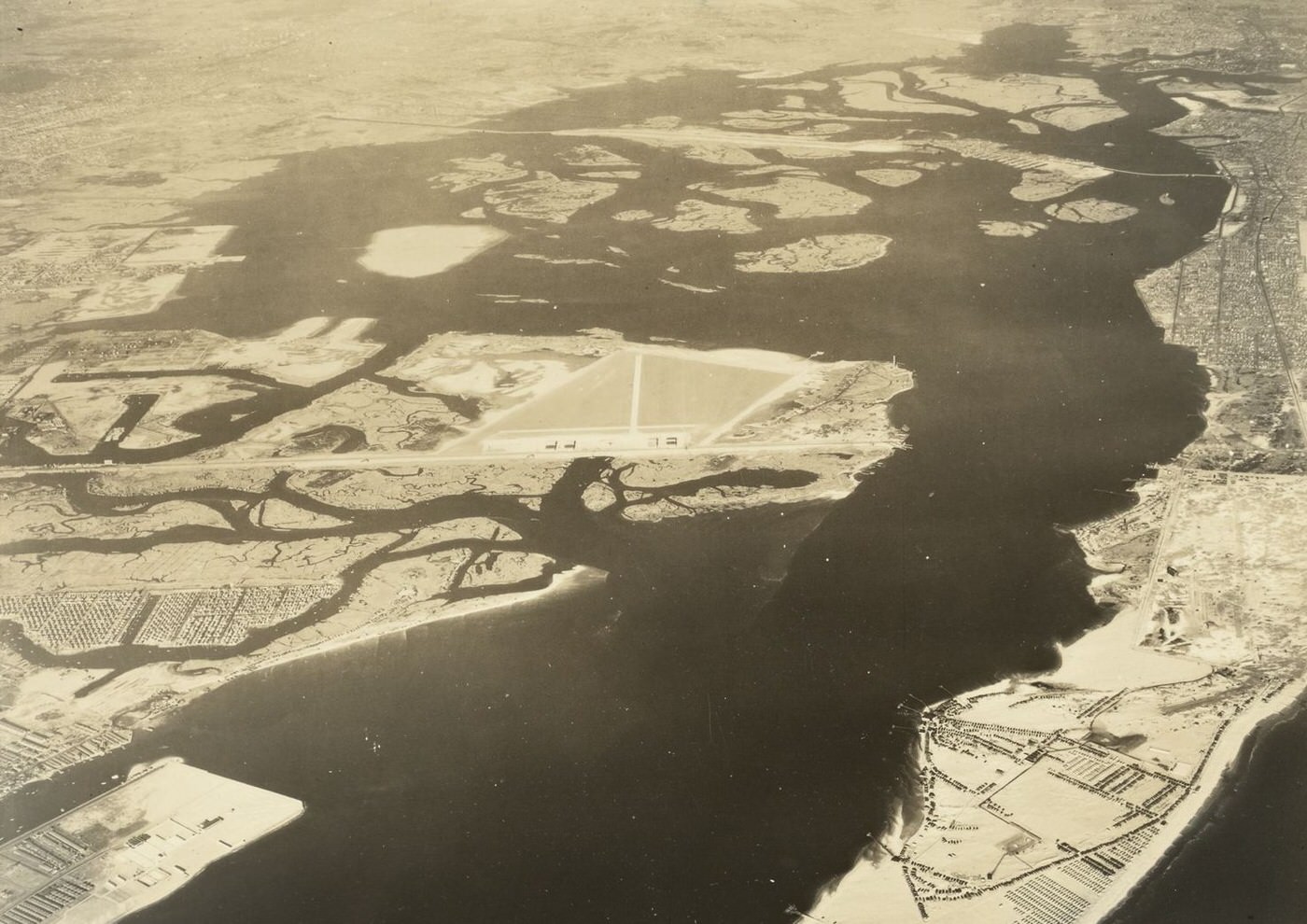 Aerial view of Jamaica Bay, 1931