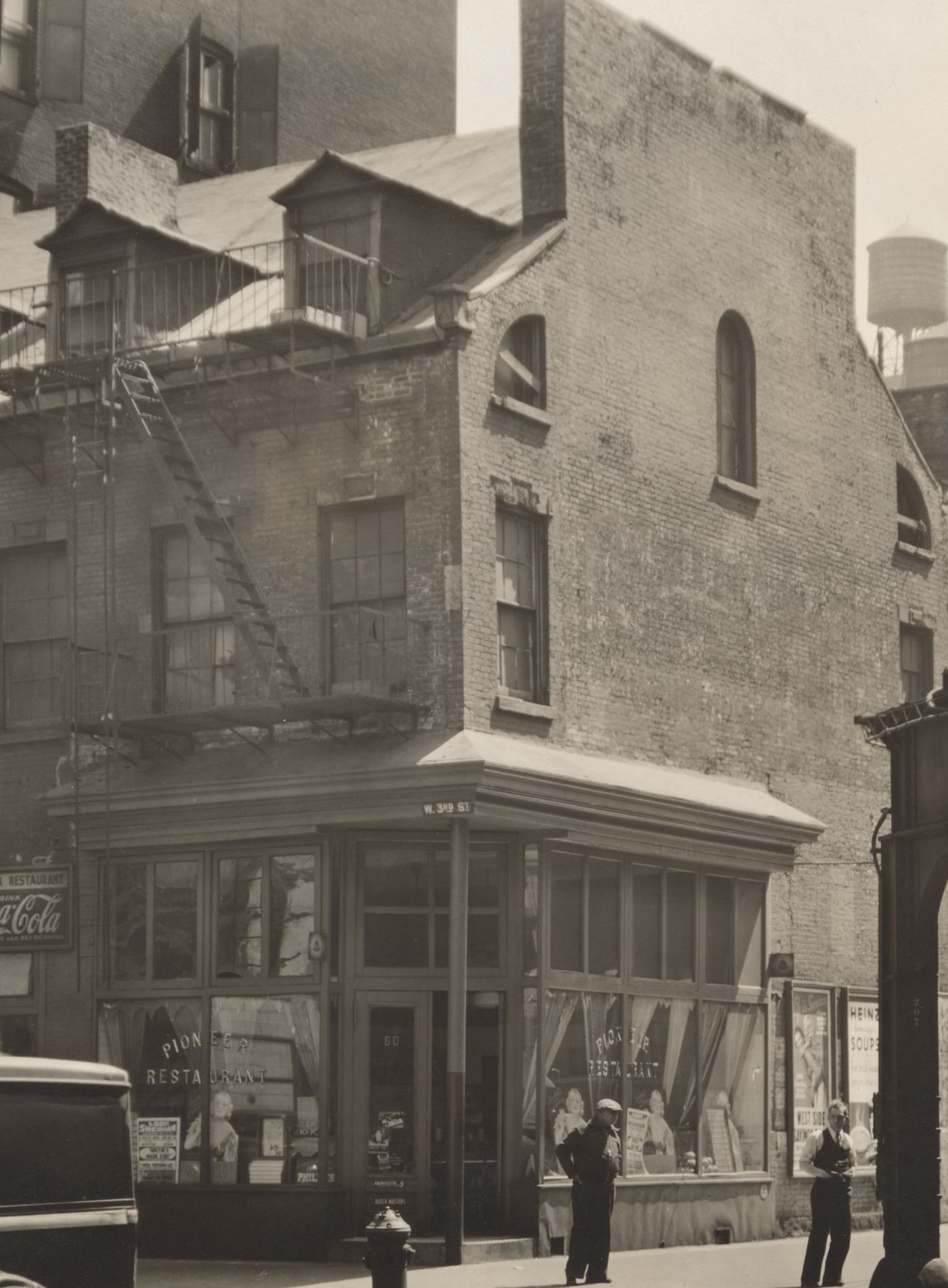 Pioneer Restaurant, 60 West 3Rd Street, 1937