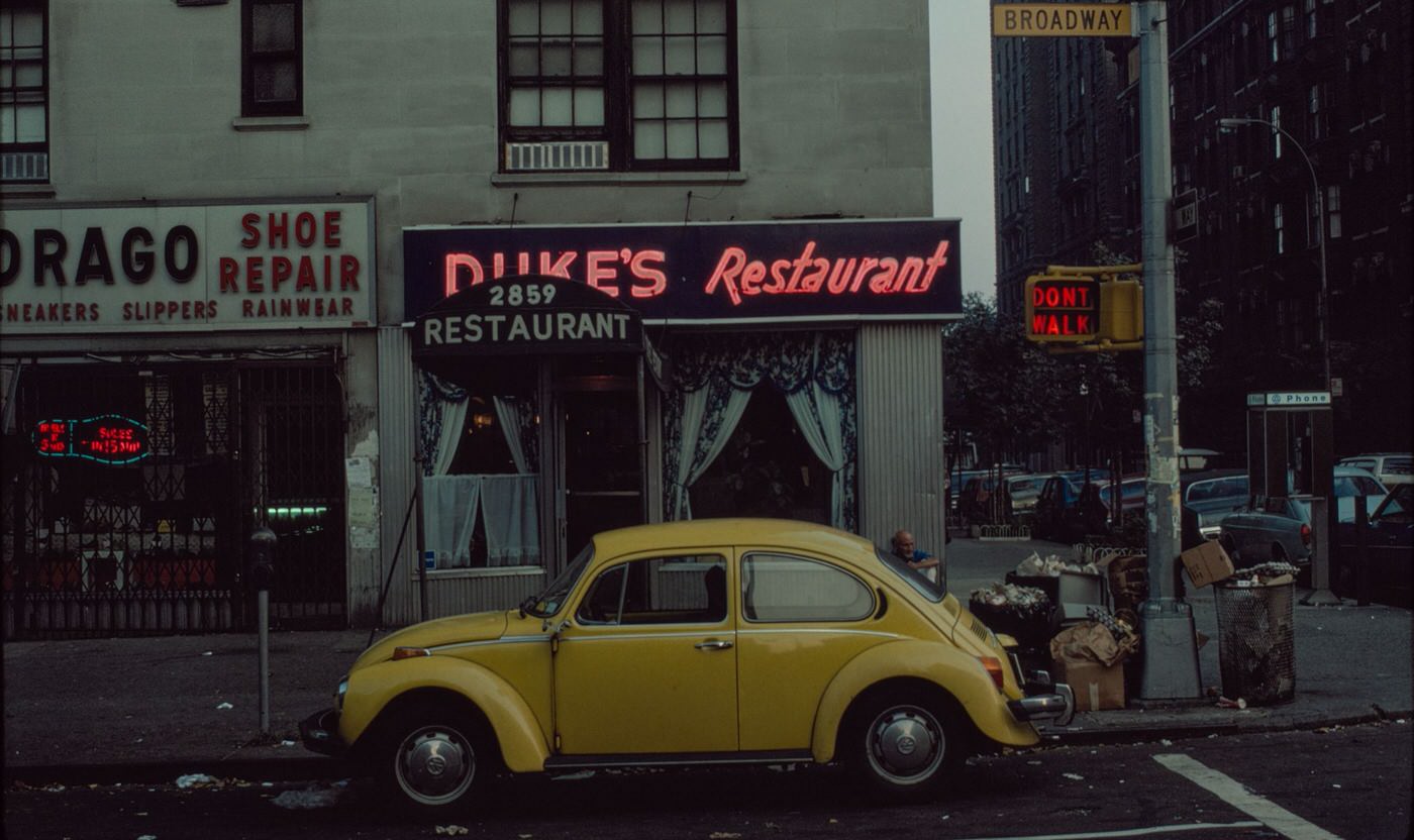 Duke'S Restaurant With Volkswagen Beetle, 1976