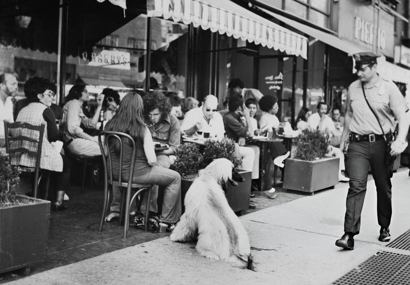 O Henrys Steak House In Greenwich Village, Manhattan, 1975.