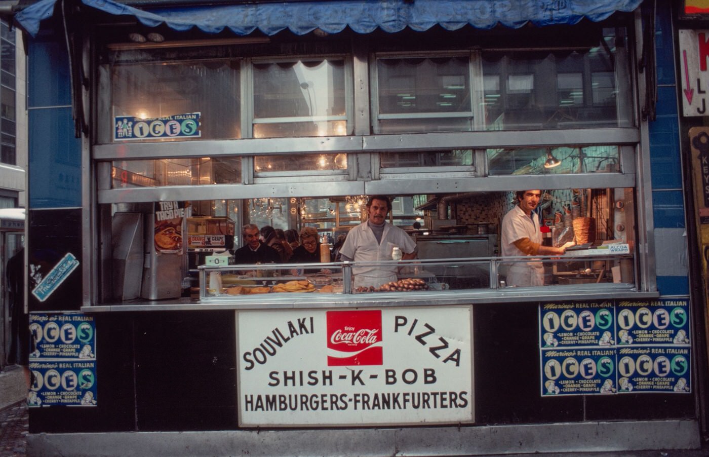 Souvlaki Pizza, 1976