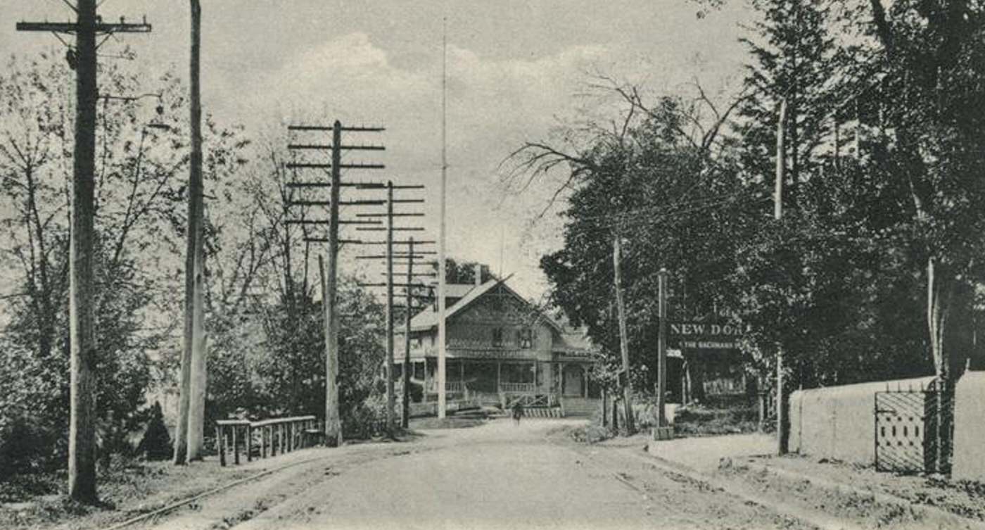 Richmond Road looking west, New Dorp, Staten Island.