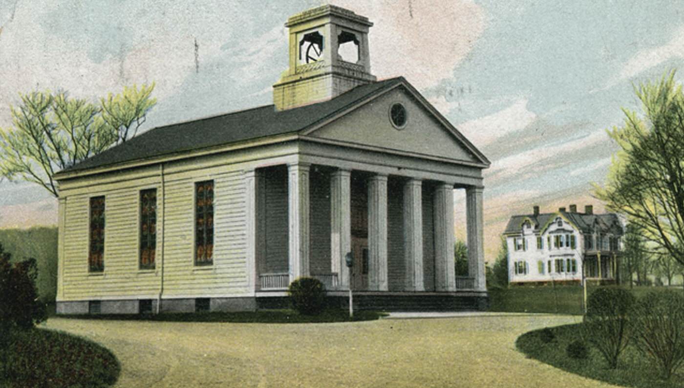 Moravian Church founded in 1763, New Dorp, Staten Island.