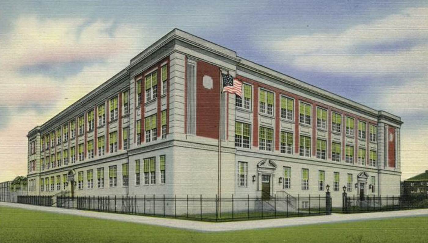 New Dorp High School, New Dorp, Staten Island.