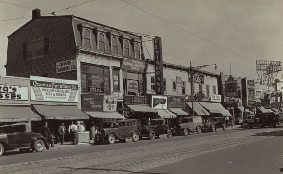 Main Street - Northern Boulevard, 1935