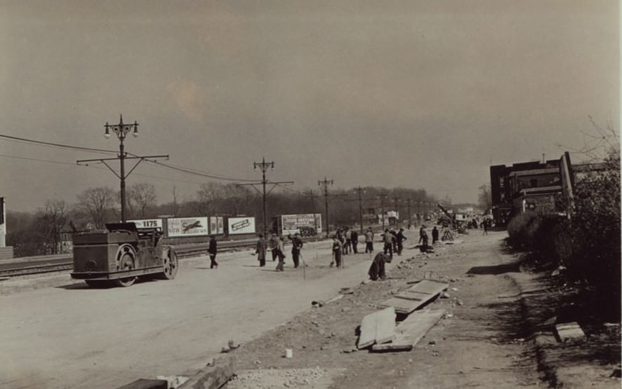 Queens Boulevard - 80th Road, 1936