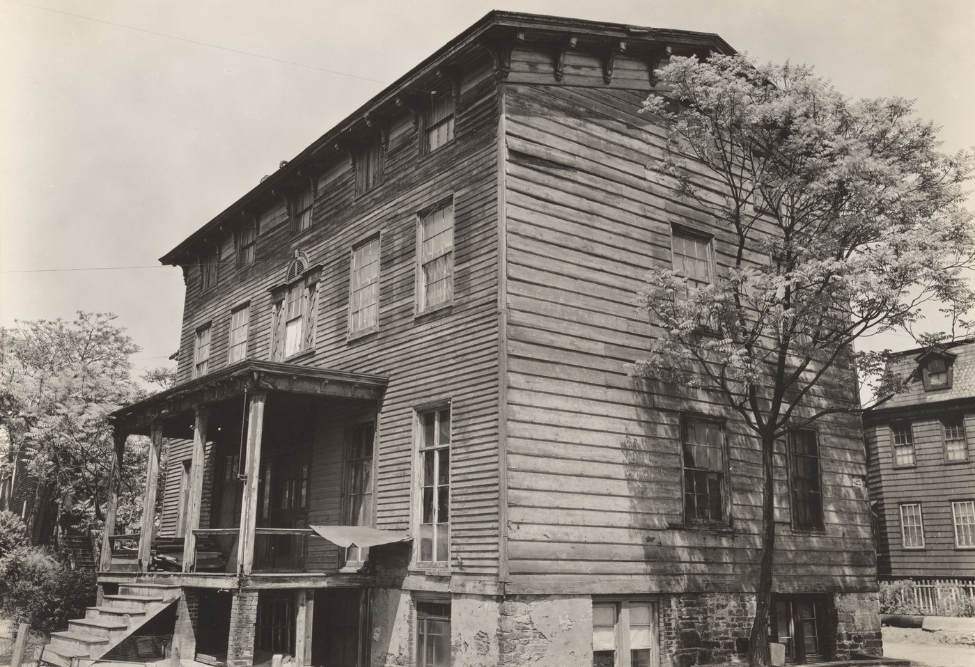 Stevens house, Vernon Boulevard and 30th Road, Astoria, 1937