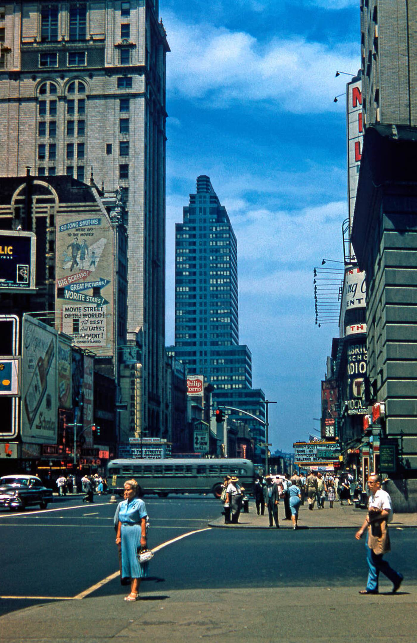West 42Nd Street, New York City, 1956.