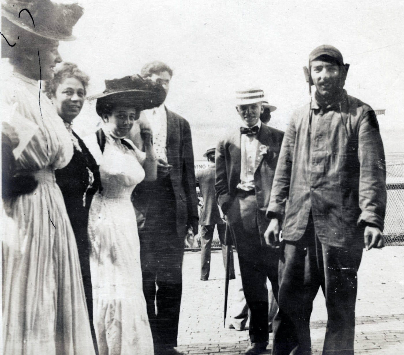 Automobile Race Winner At Brighton Beach, 1907.