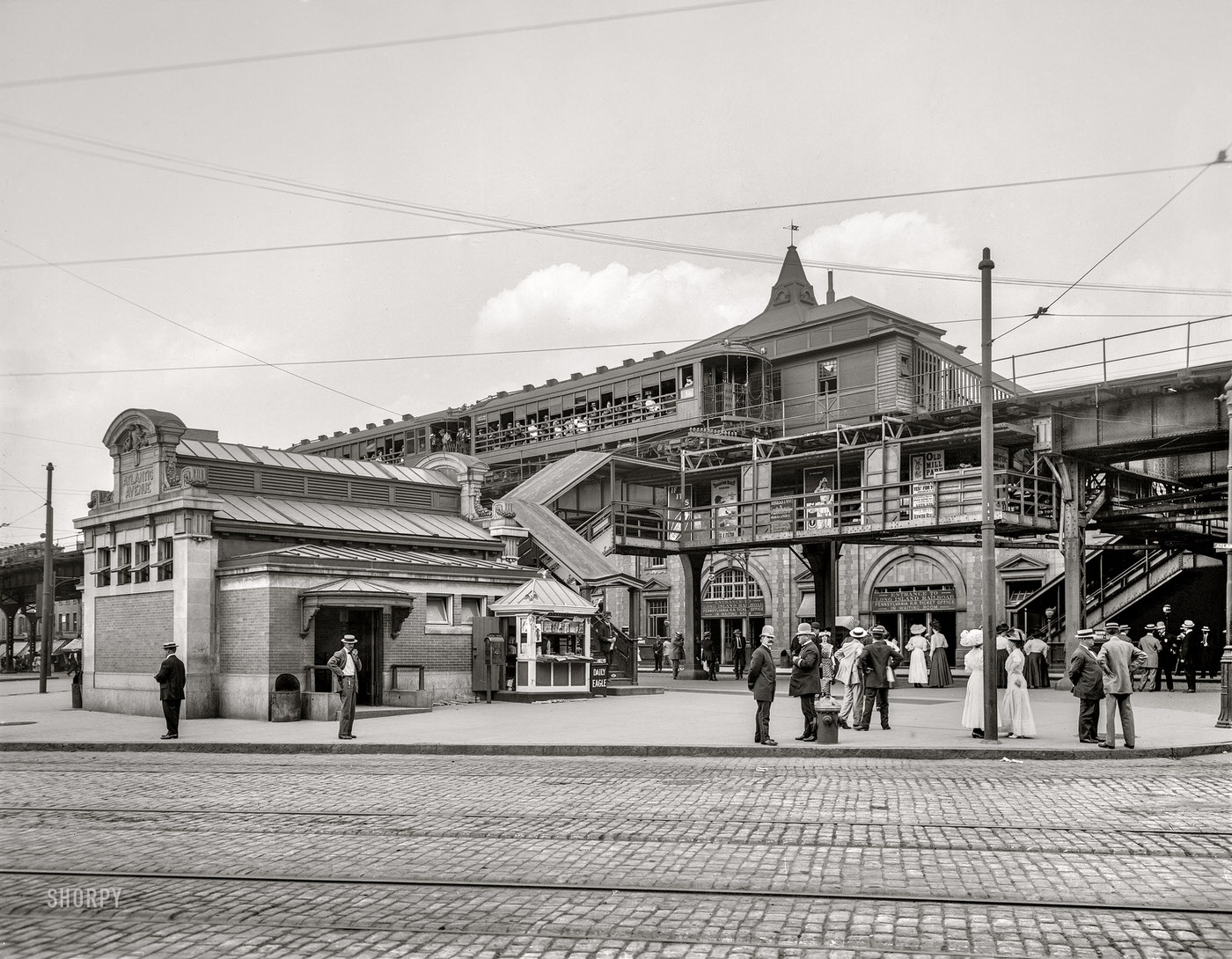 Atlantic Avenue Subway Entrance, Circa 1910.