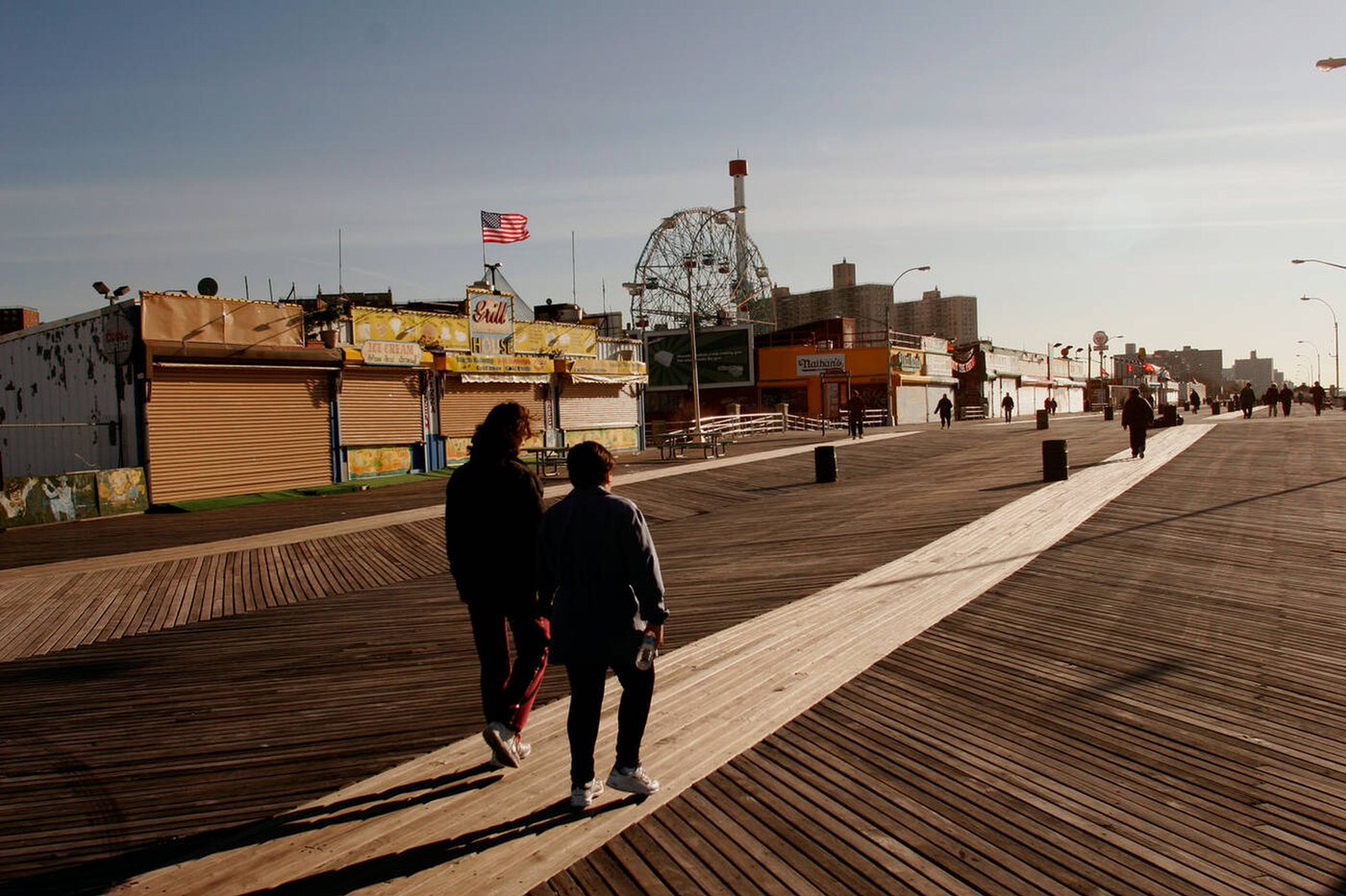 Coney Island Boardwalk, 2005.