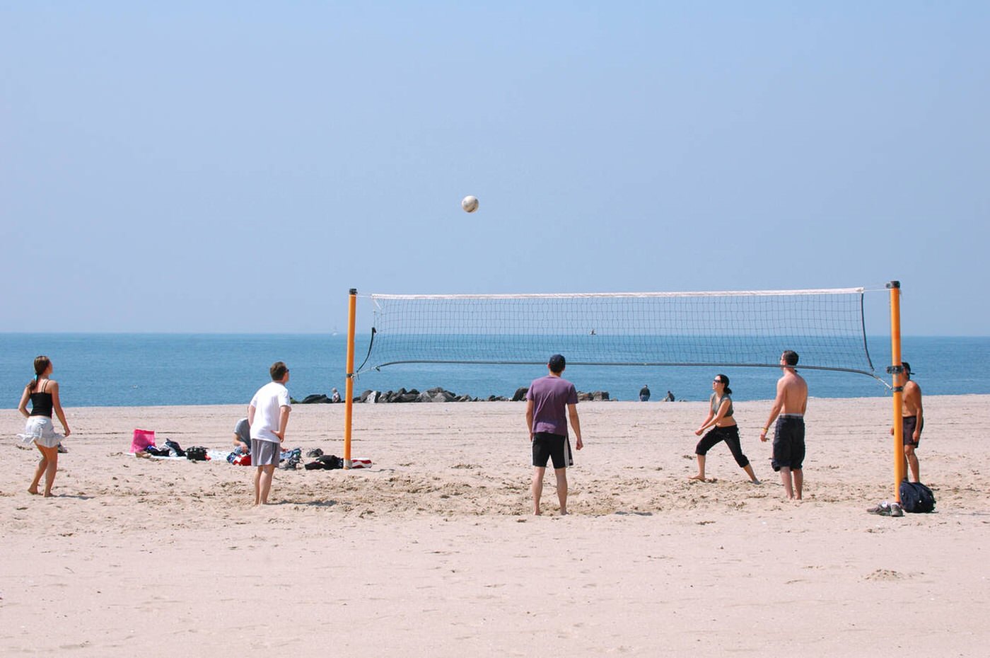 Volleyball On The Beach At Coney Island, 2007.