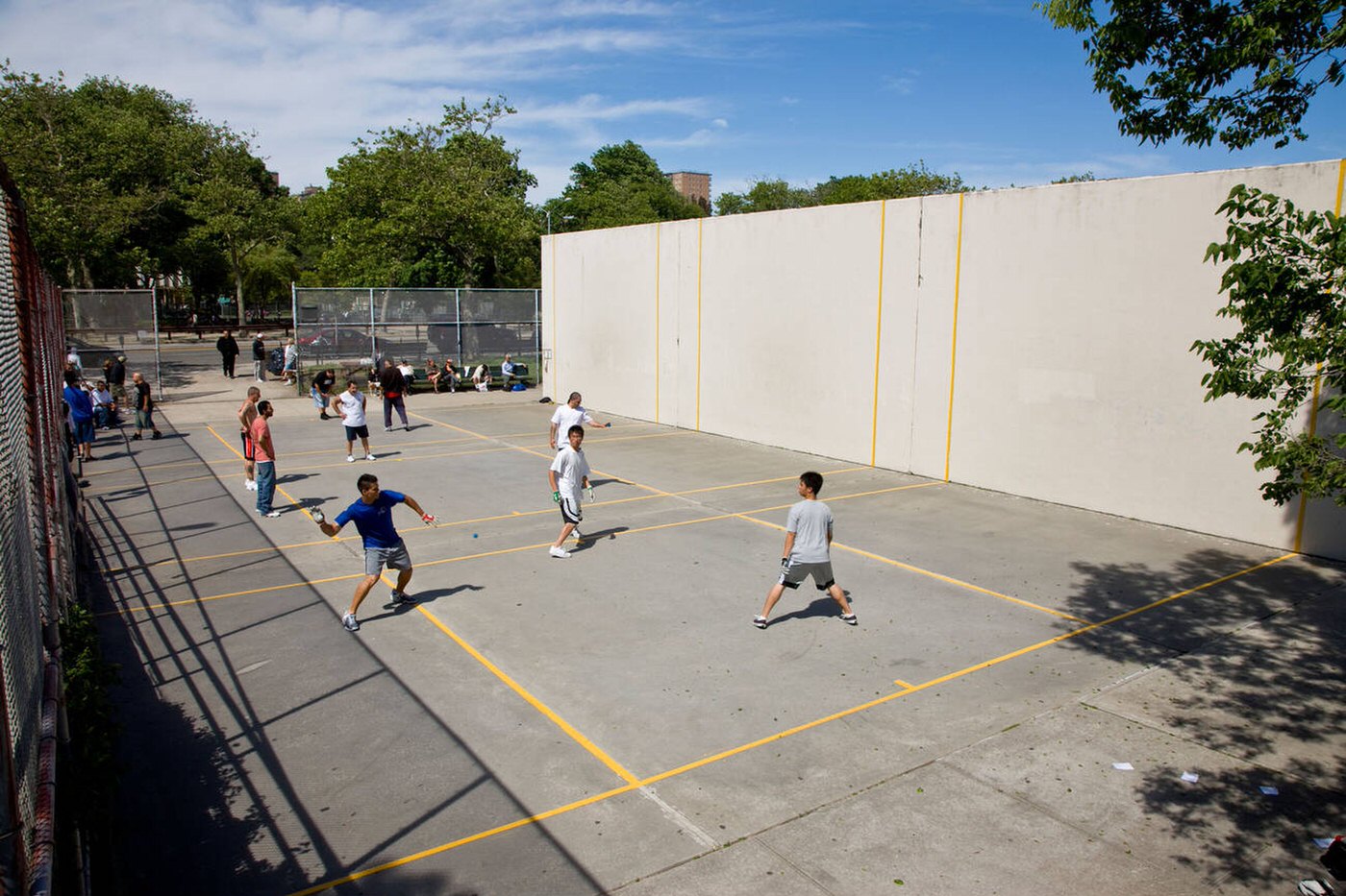 Handball Being Played Near Brighton Beach In Brooklyn, 2009.
