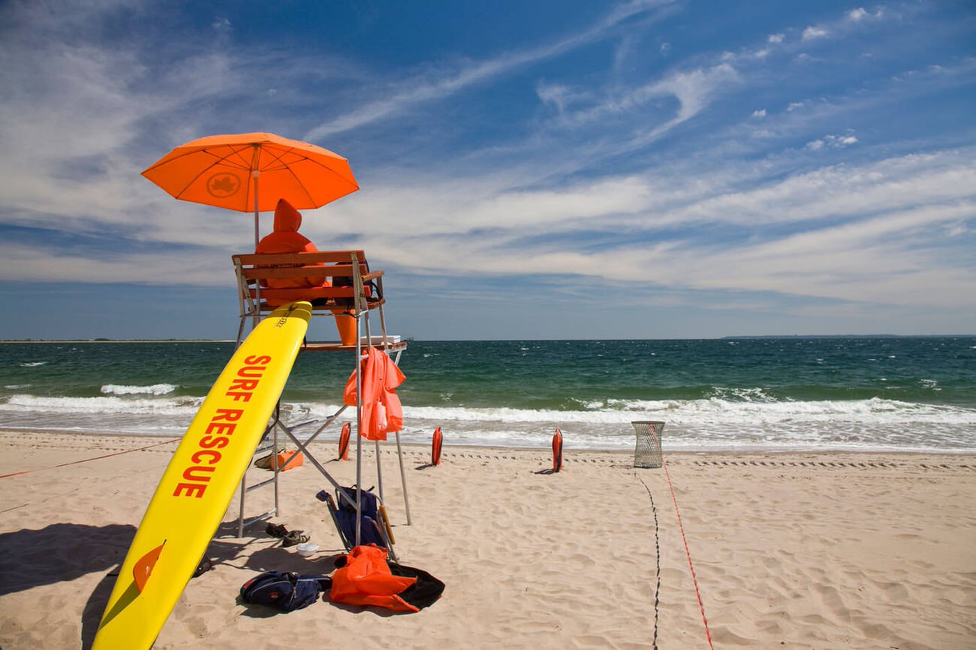 Surf Rescue At Brighton Beach In Brooklyn, 2009.