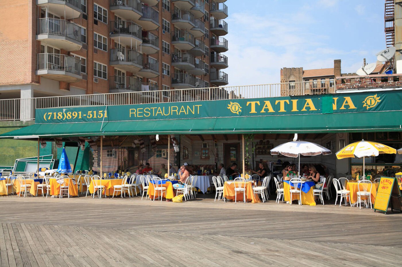 Russian Restaurant, Brighton Beach Boardwalk, Brooklyn, 2009.