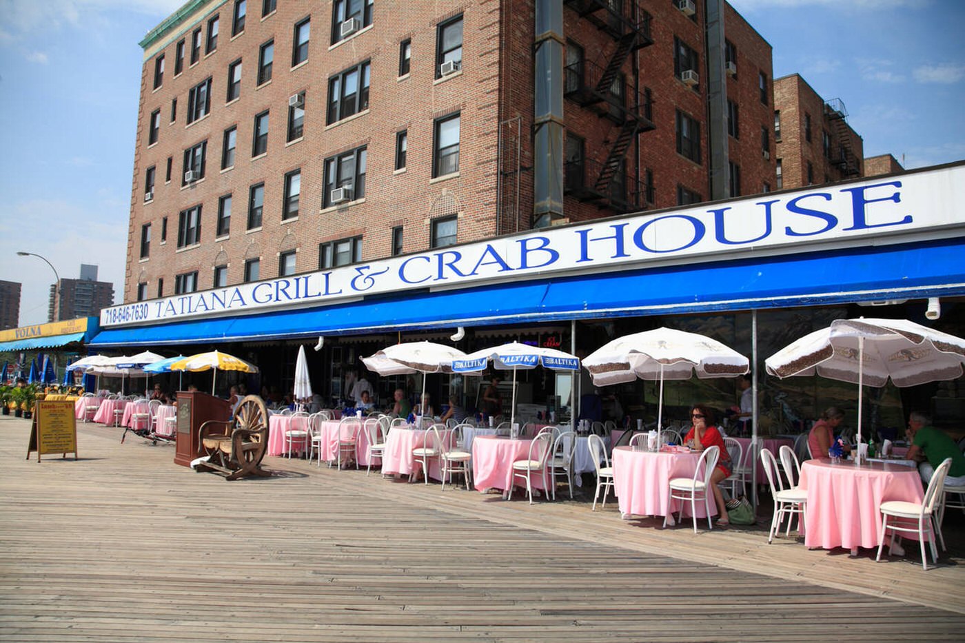 Russian Restaurant, Brighton Beach Boardwalk, Brooklyn, 2009.