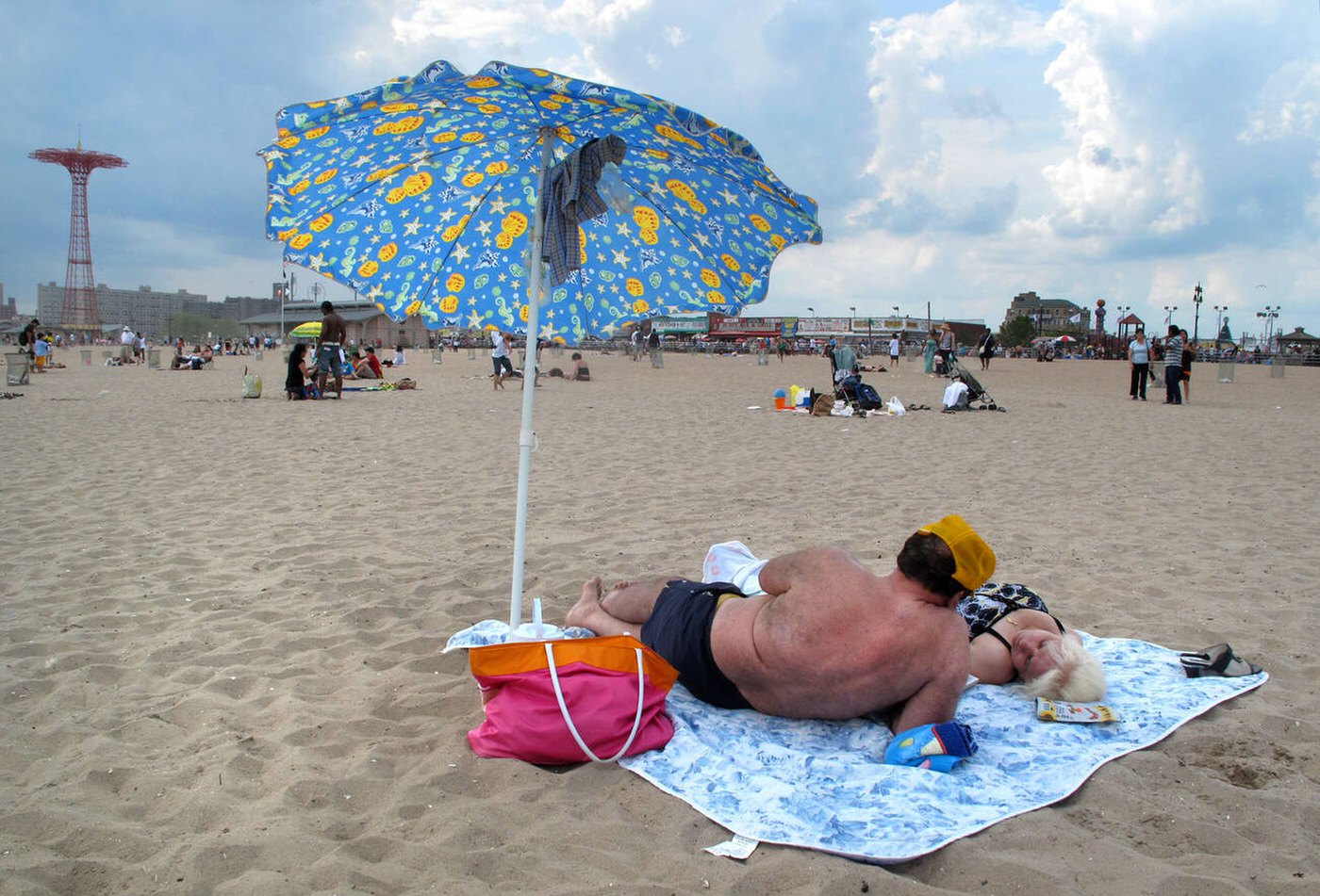 Sunbathing On Brighton Beach, Coney Island, 2009.