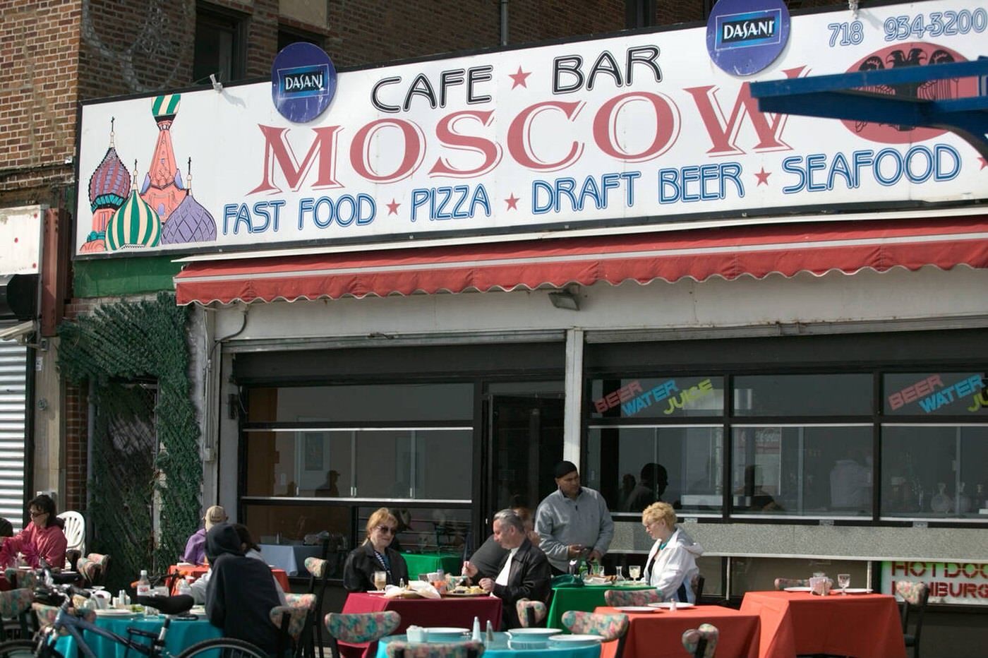 Cafe Bar Moscow On The Boardwalk, Brighton Beach, Brooklyn, 2004.