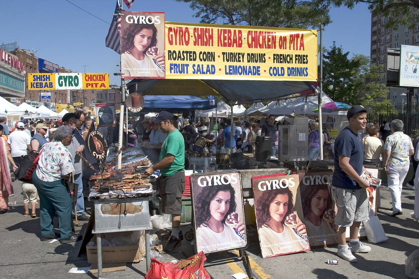 Street Fair In Brighton Beach, Brooklyn, 2004.