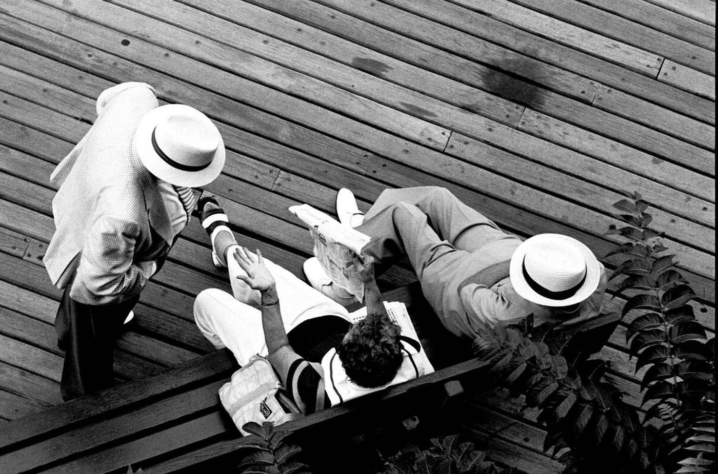 Bench Talk, Brighton Beach, 1987.