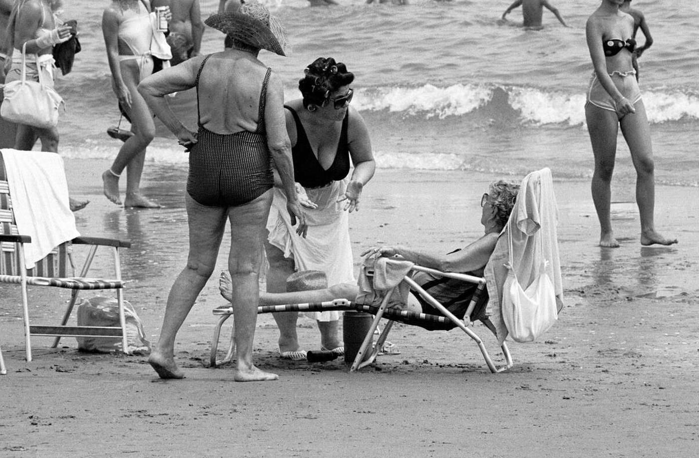 Beach Talk, Brighton Beach, 1987.