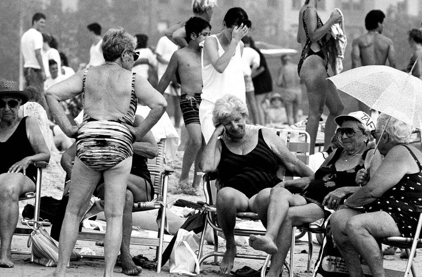 Beach Activities, Brighton Beach, 1987.