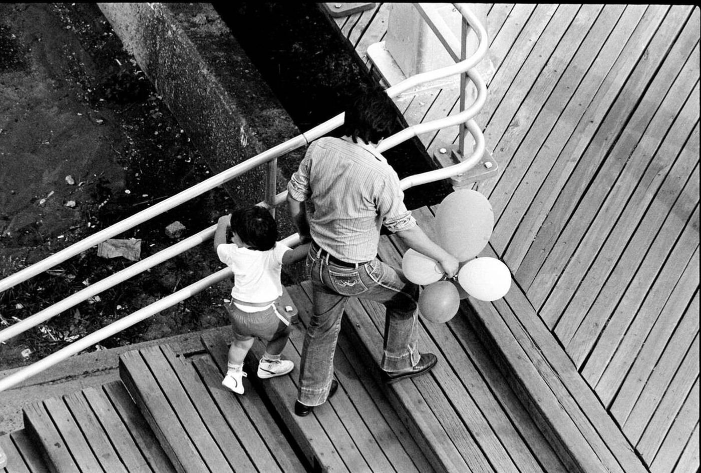 Going To The Boardwalk, Brighton Beach, 1987.