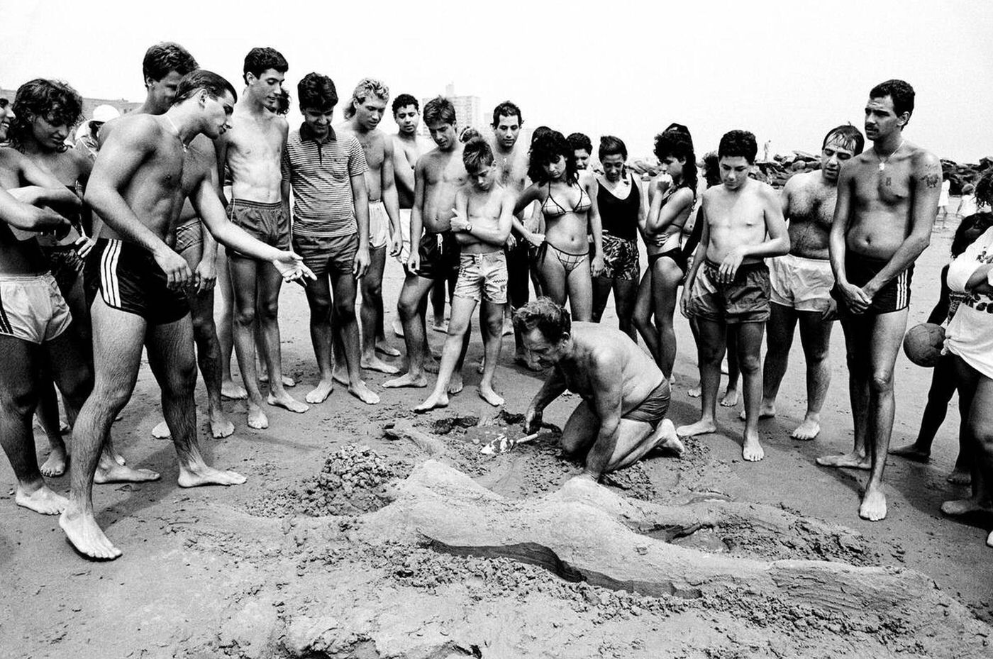Beach Activities, Brighton Beach, 1987.