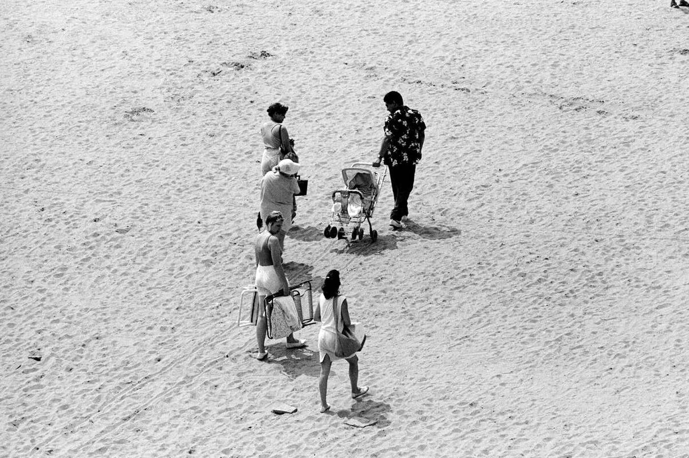 Day At The Beach, Brighton Beach, 1987.