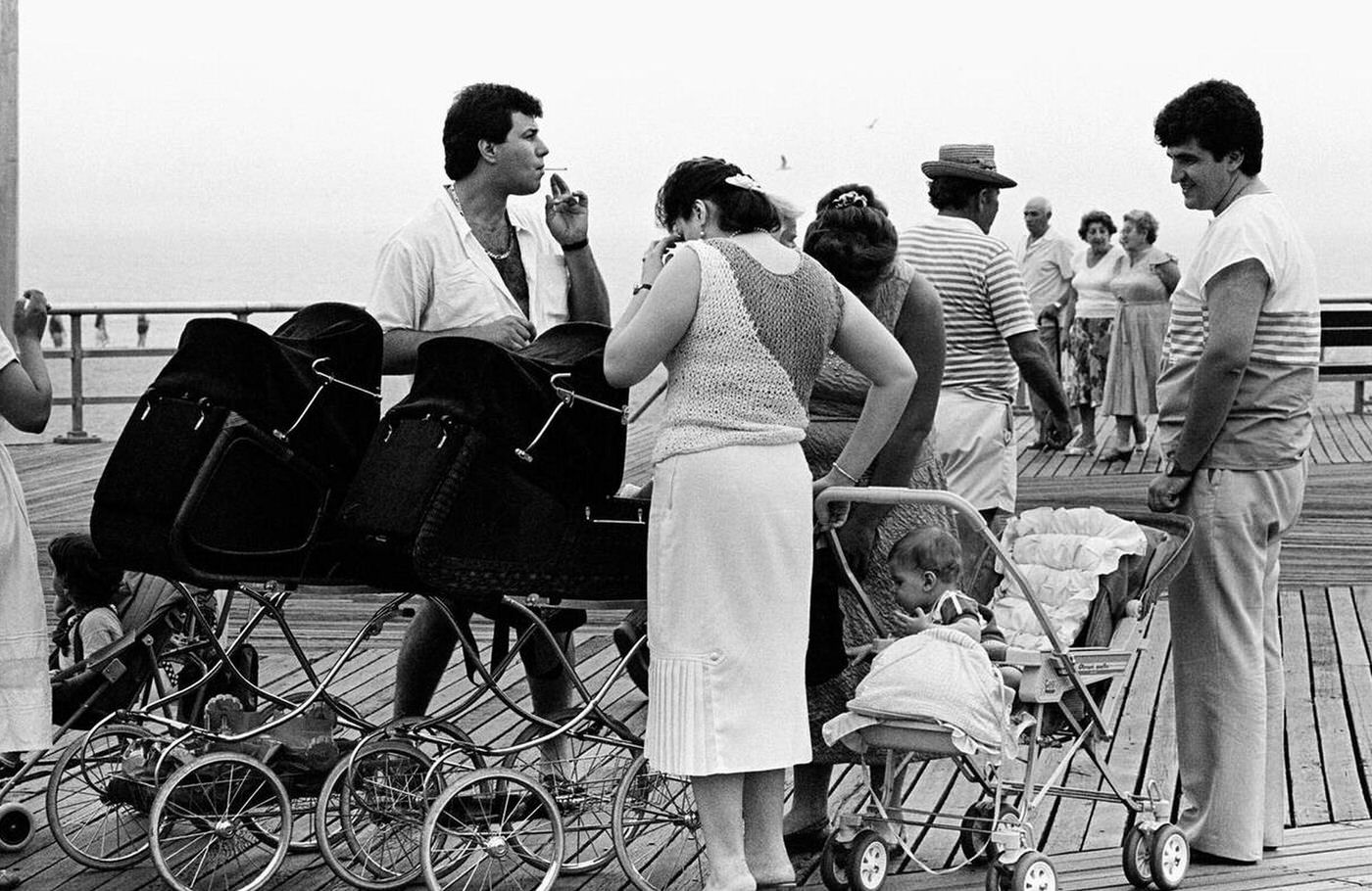 Babies, Brighton Beach, 1987.