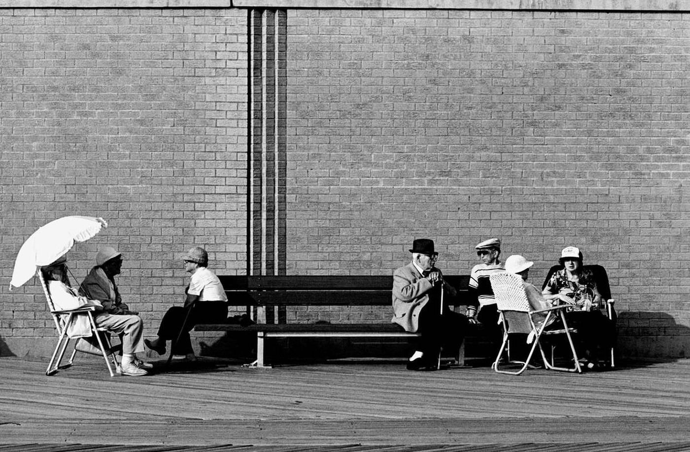 Bench Talk, Brighton Beach, 1987.