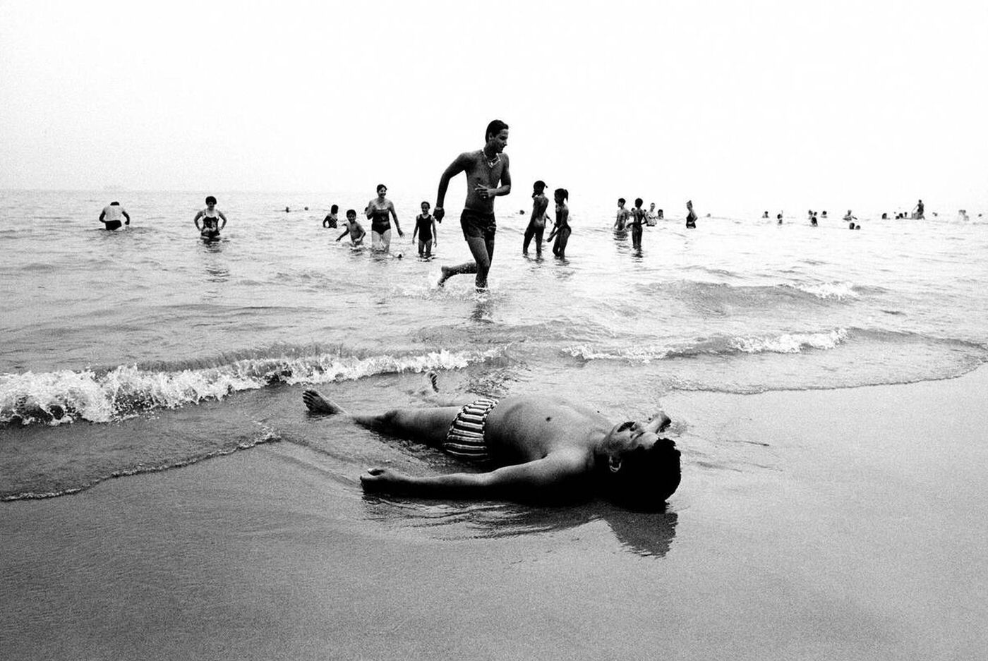 Cooling Off, Brighton Beach, 1987.