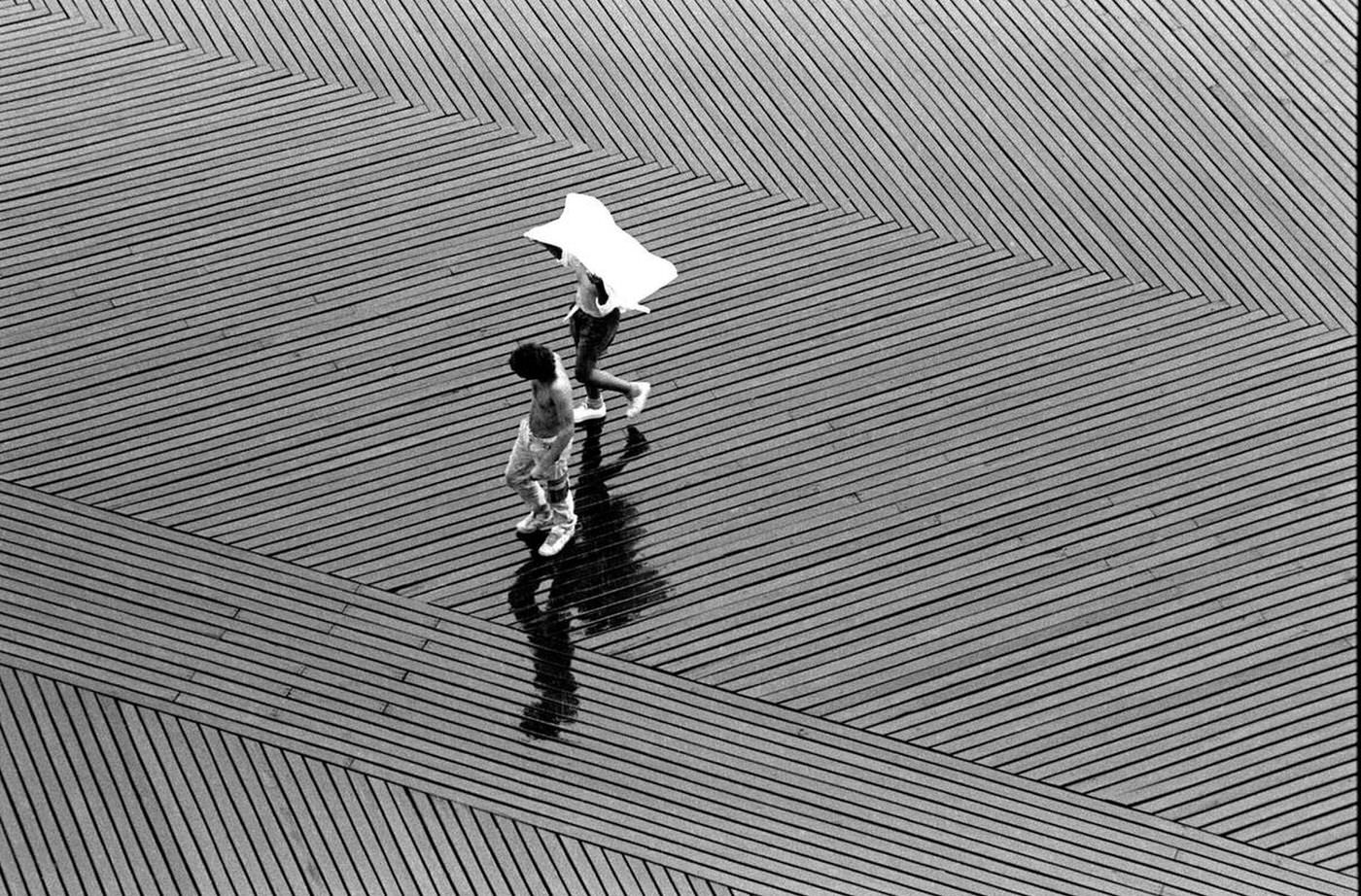 Rainy Day On The Boardwalk, Brighton Beach, 1987.
