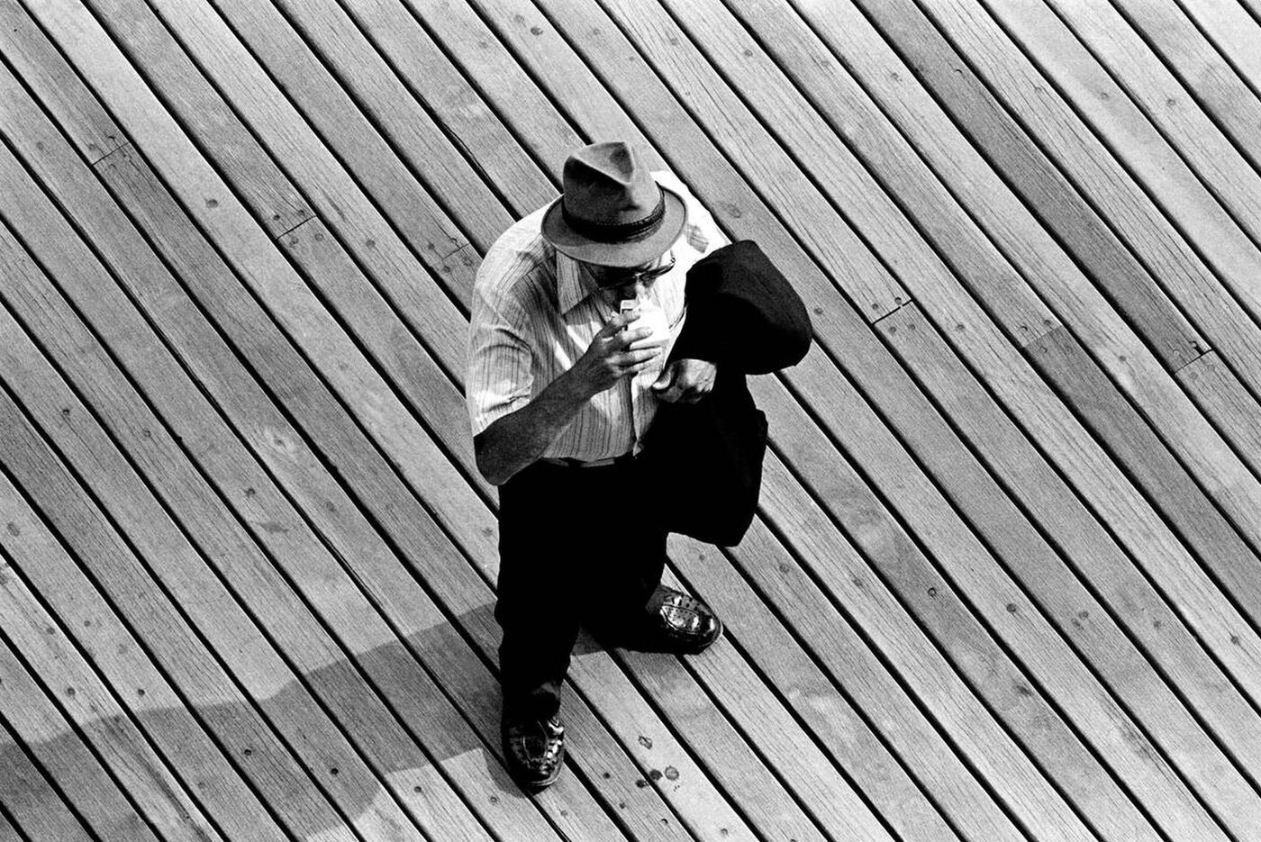 Time For A Drink, Brighton Beach, 1987.
