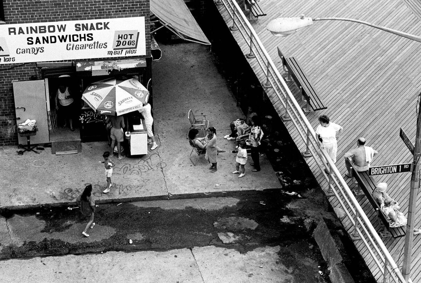 Local Snack Shop, Brighton Beach, 1987.