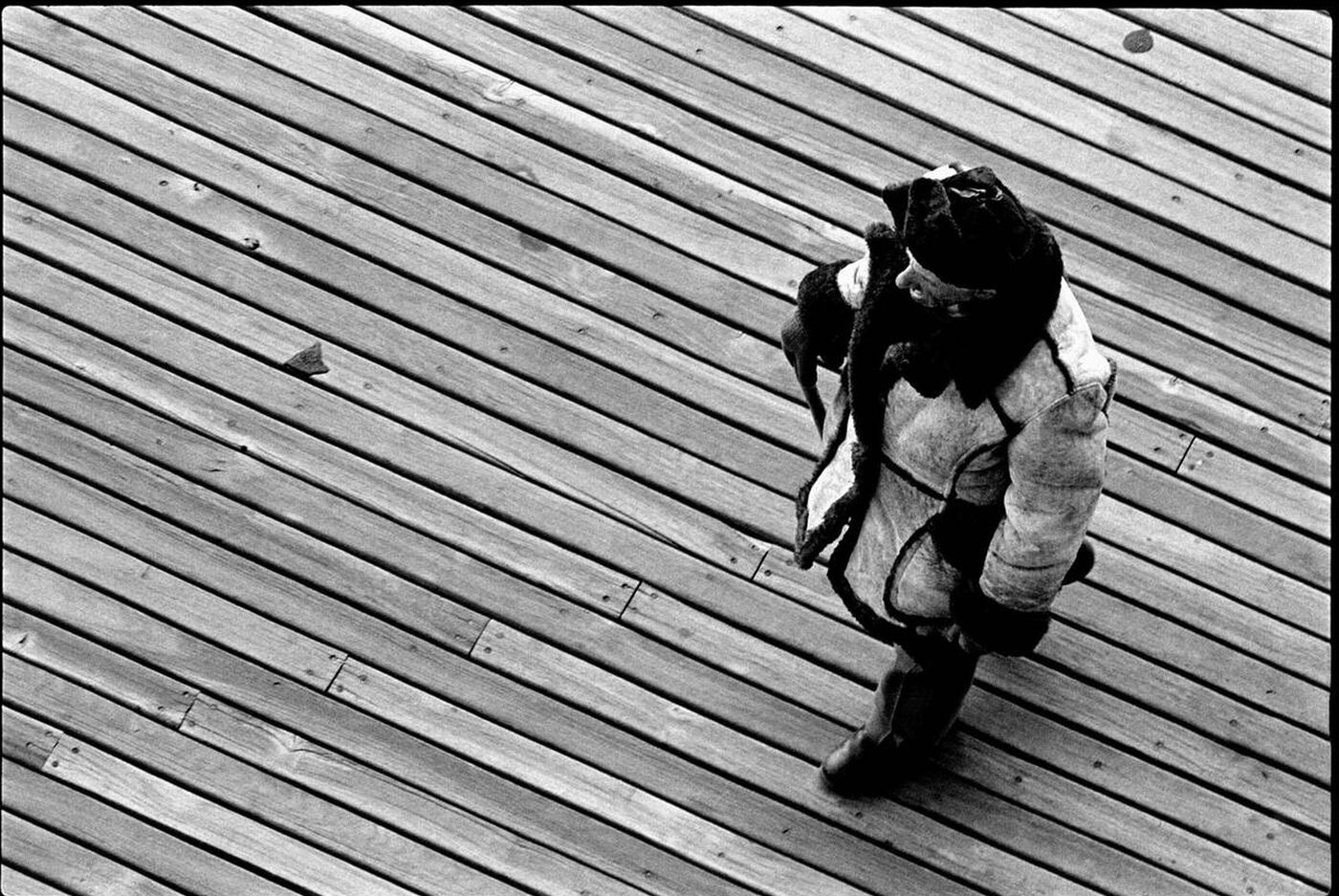 A Cold Day On The Boardwalk, Brighton Beach, 1987.