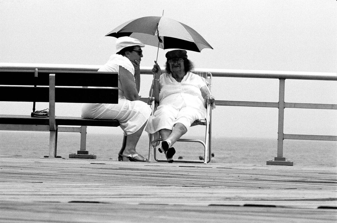 Hanging Out, Brighton Beach, 1987.