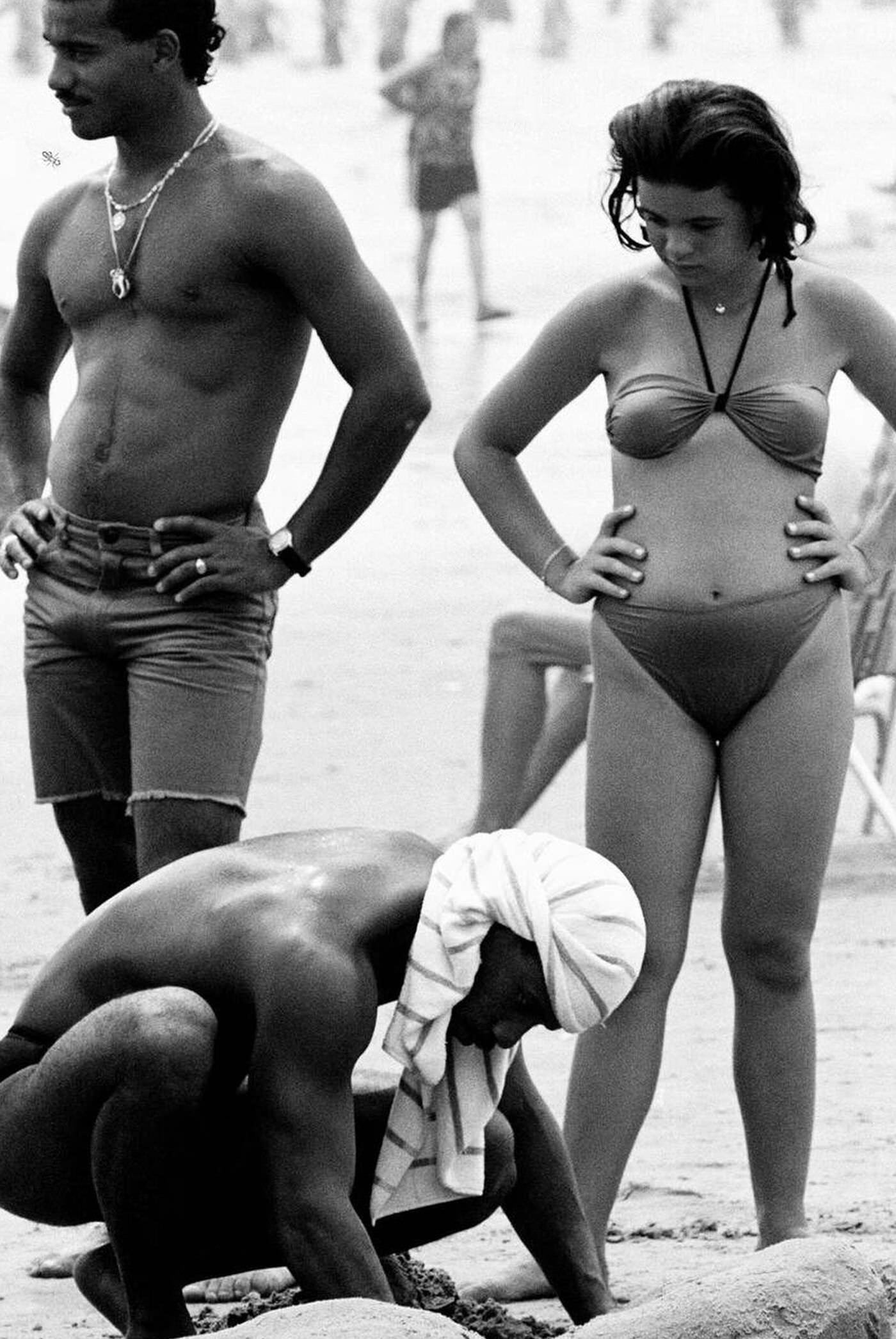 Beach Activities, Brighton Beach, 1987.
