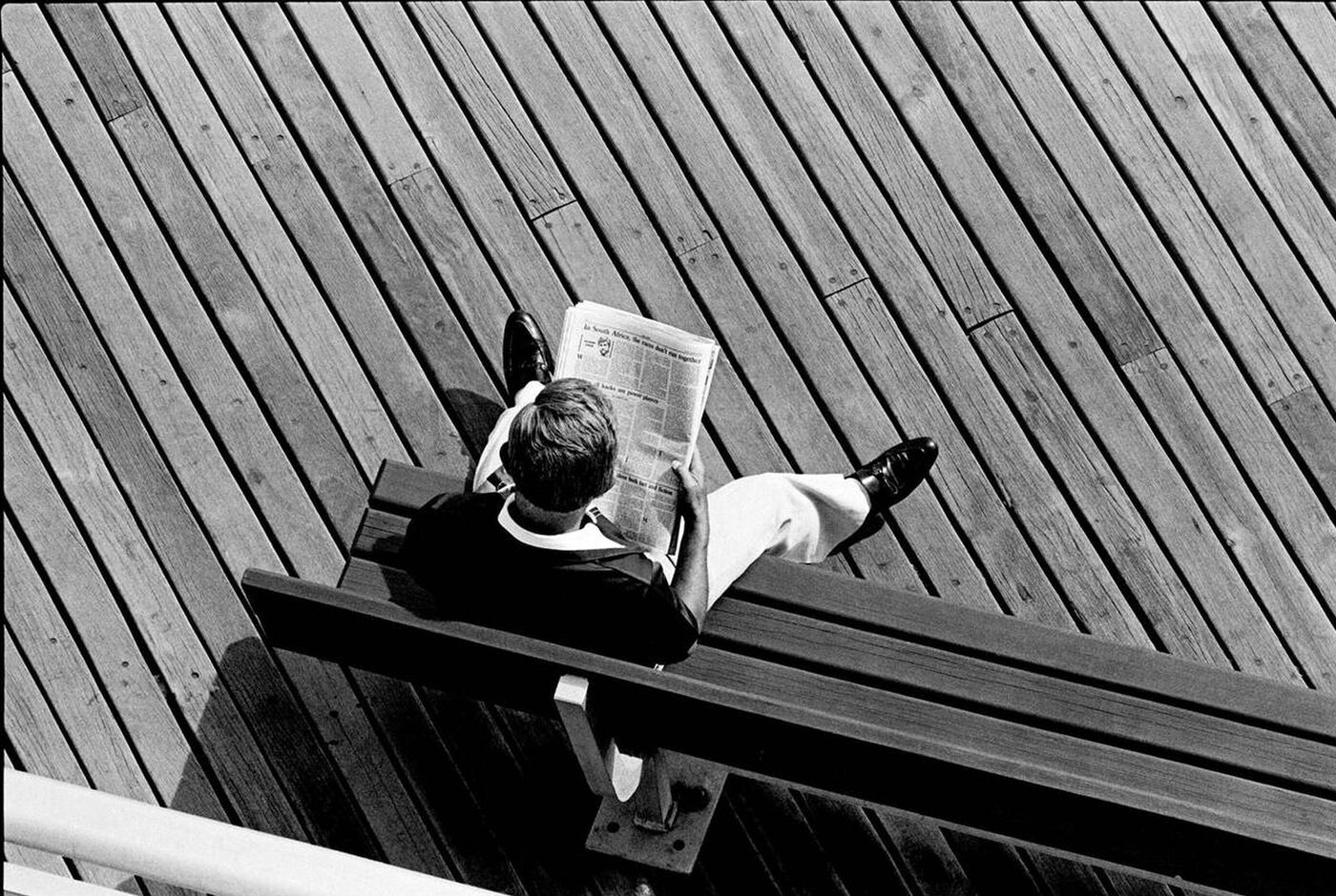 Bench Activity, Brighton Beach, 1987.