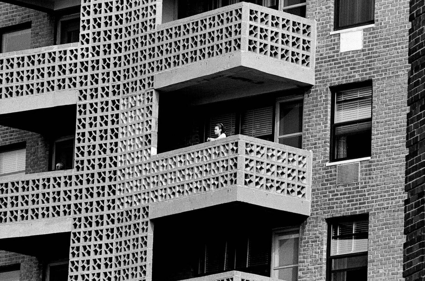 Balcony Overlooking Brighton Beach, 1987.