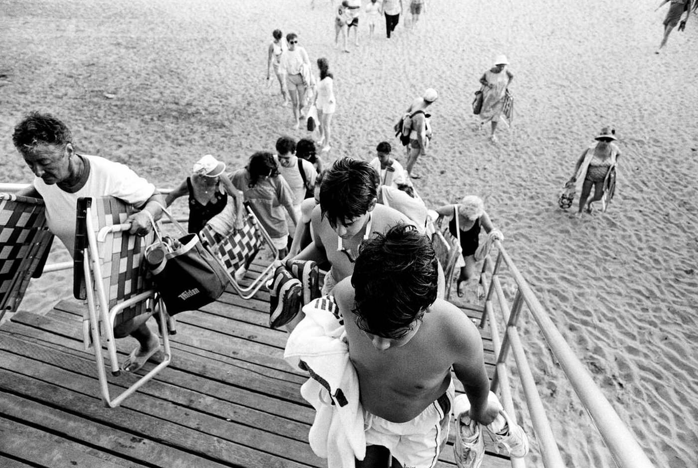 Going Home, Brighton Beach, 1987.