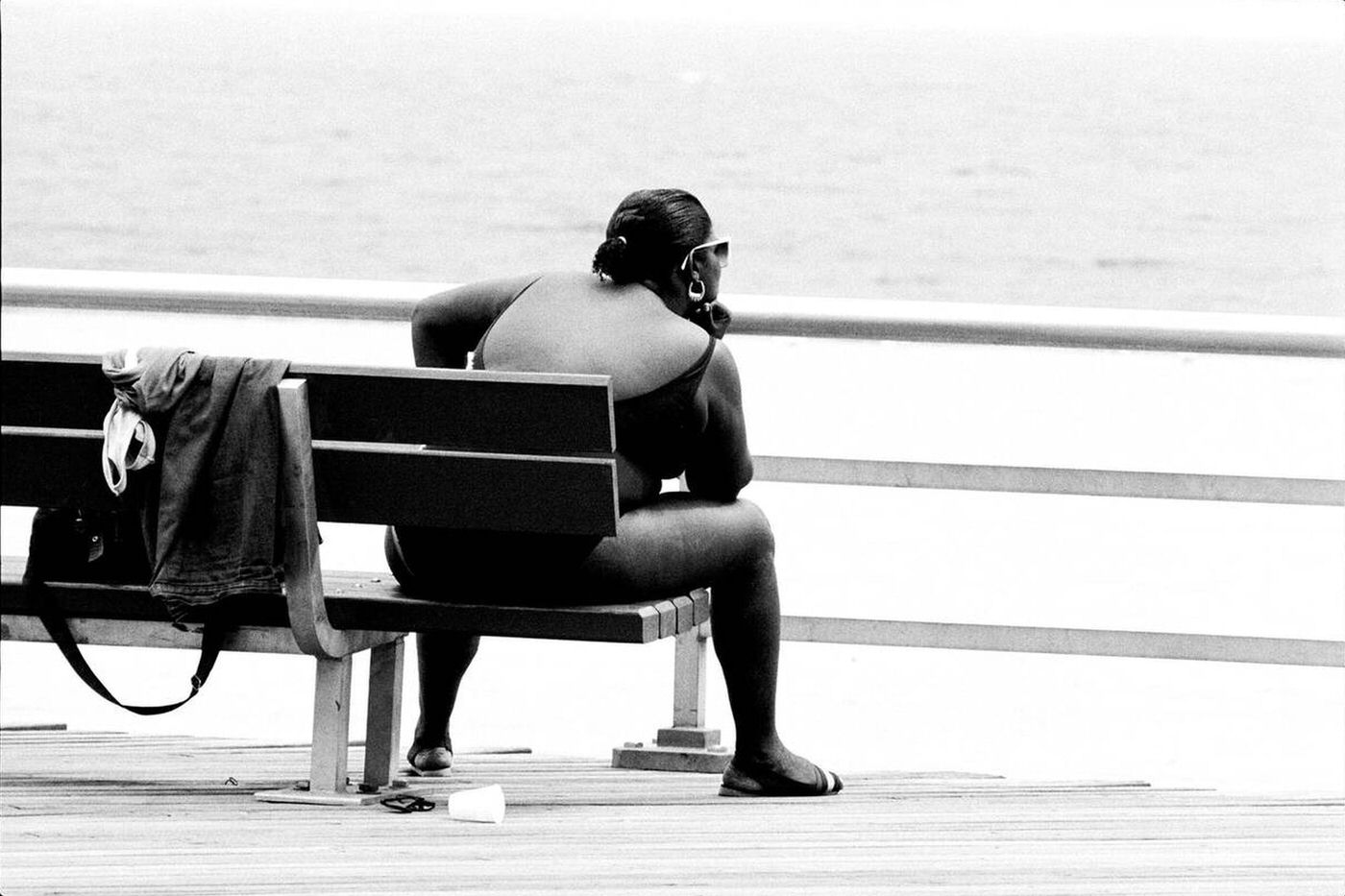 The Thinker, Brighton Beach, 1987.