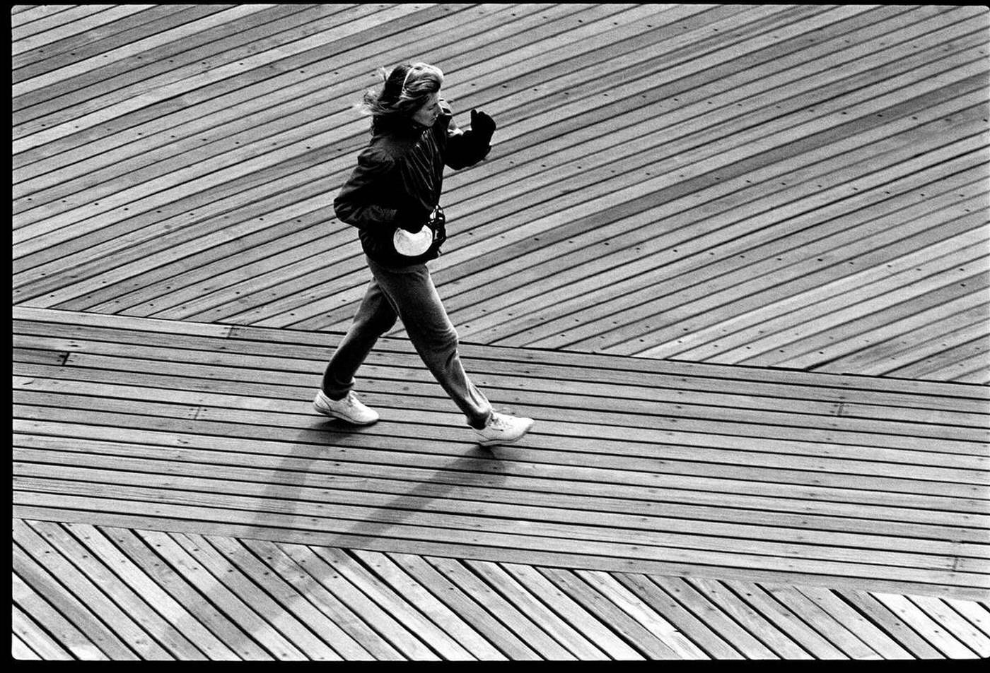 Walking For Health, Brighton Beach, 1987.