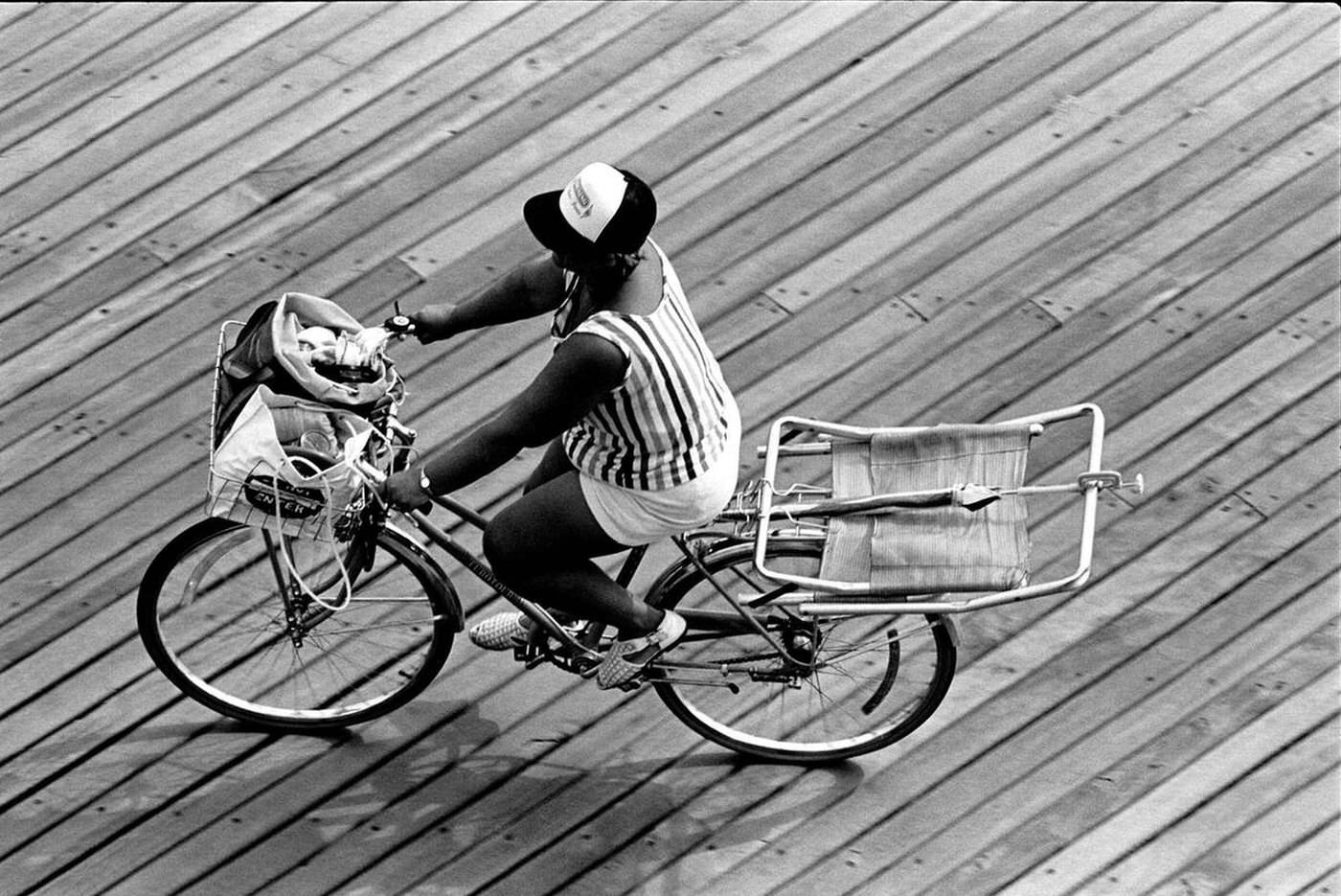 Peddle On The Boardwalk, Brighton Beach, 1987.