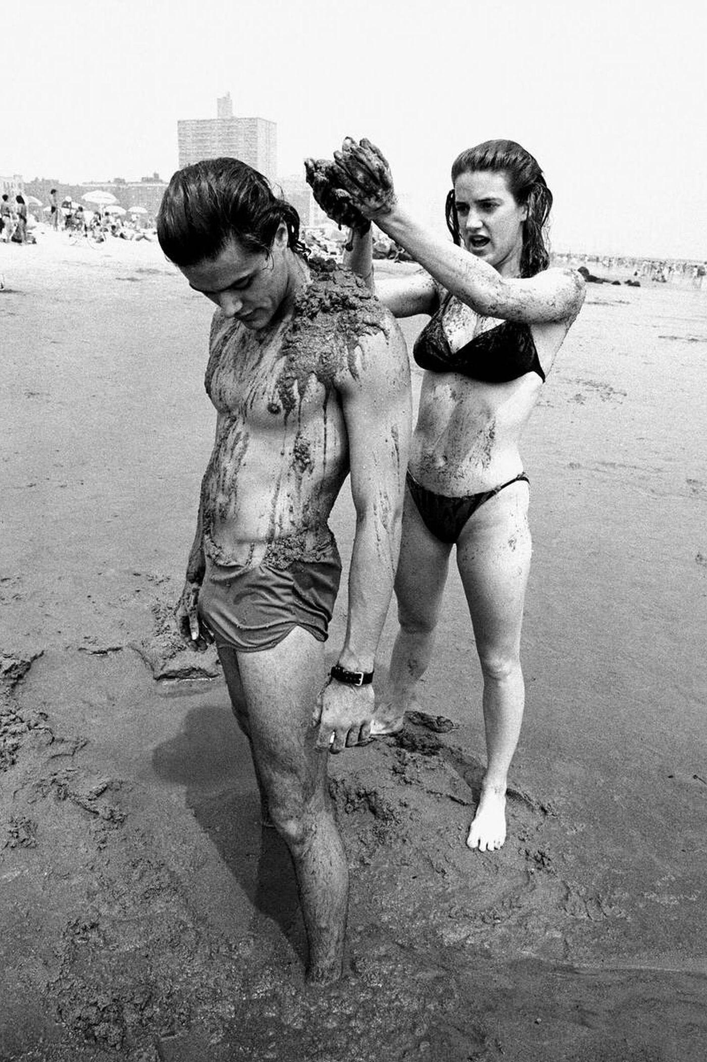 Beach Activities, Brighton Beach, 1987.
