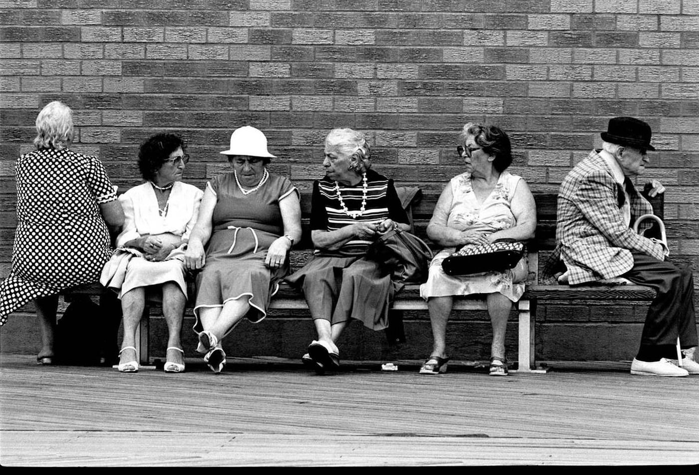 Bookends, Brighton Beach, 1987.